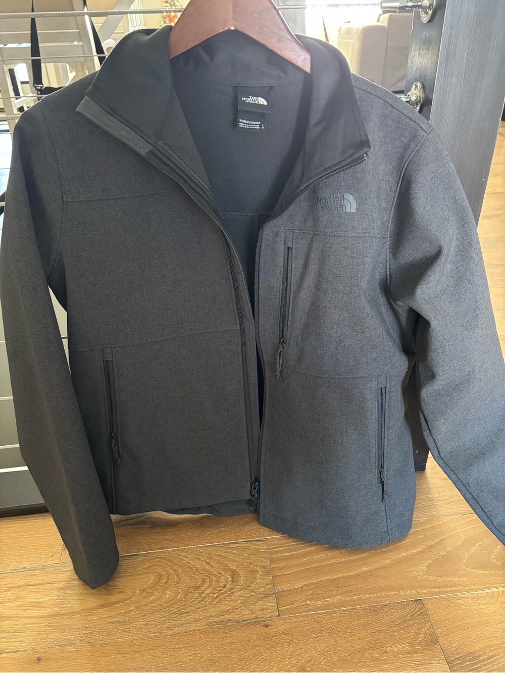The North Face Men's Charcoal Gray Softshell Jacket